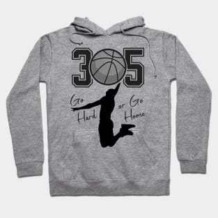 305 Miami Basketball Hoops Hoodie